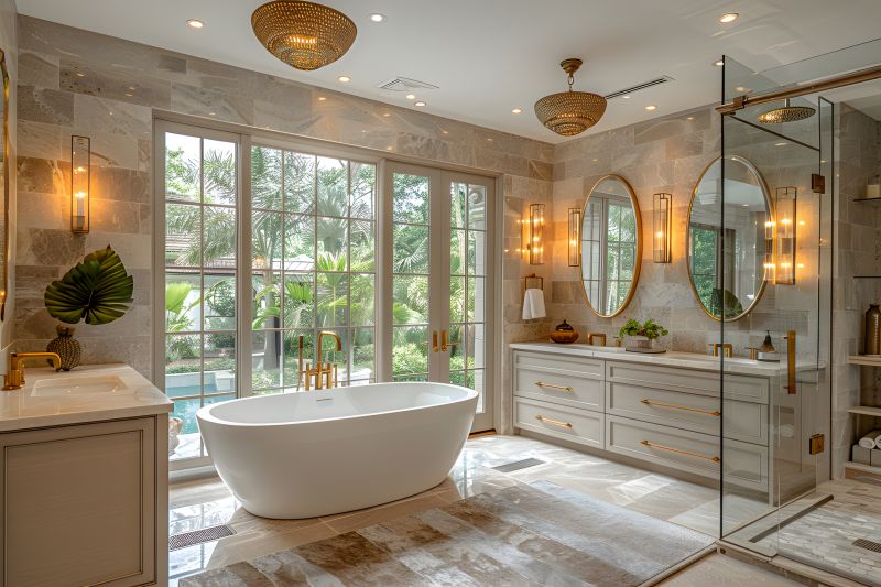 Spa-Style Tub and Surround